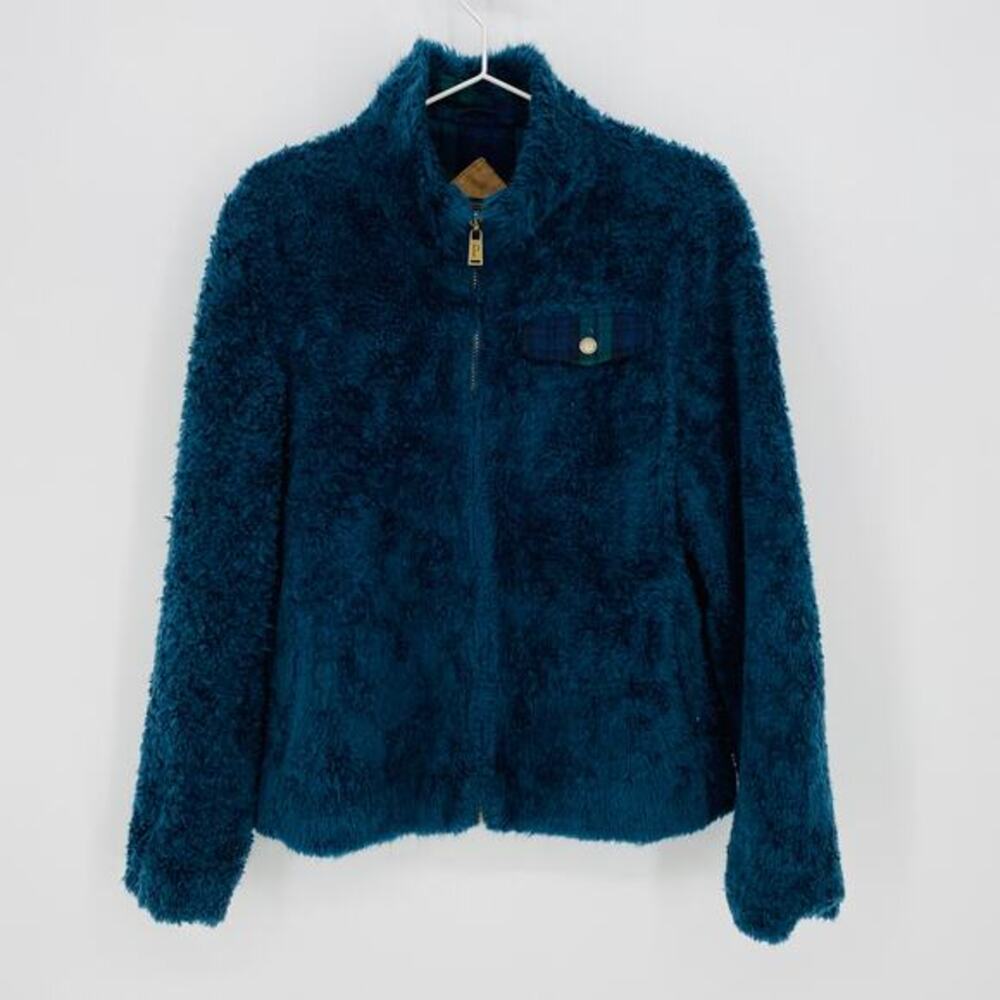 Pendleton Fleece Long Sleeve Full Zip Up Collar Lined Jacket